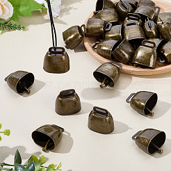 30 Stück Eisenglockenanhänger&nbsp;IFIN-GO0001-05