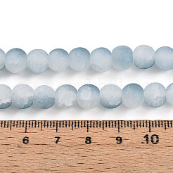 Perles en verre craquelé&nbsp;X1-GLAA-N009-8mm-06