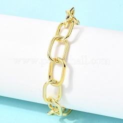 Messing-Kabelkettenarmbänder für Frauen&nbsp;BJEW-H639-07G