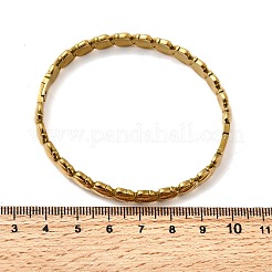 Fisch 304 Edelstahl Scharnier Armreif für Frauen&nbsp;BJEW-K237-28G