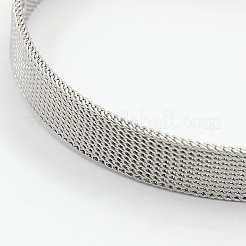 Braccialetti da polso unisex alla moda in acciaio inossidabile 304 resistenti all'ossidazione&nbsp;BJEW-F065E-01
