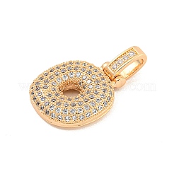 Pendentifs en laiton zircon cubique transparent&nbsp;KK-B099-01G-O