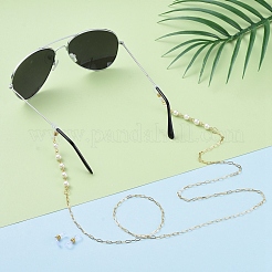 Chaînes de câble en laiton / chaînes de trombones chaînes de lunettes&nbsp;AJEW-EH00010