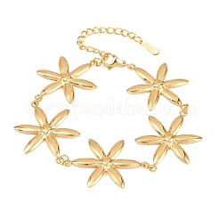 Bracelets à maillons en acier inoxydable 304 pour femmes&nbsp;BJEW-H641-03A-G