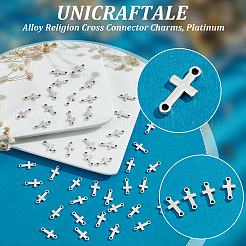200 ciondolo a forma di croce religiosa in lega&nbsp;PALLOY-UN0001-20