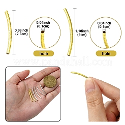 Perline di vetro tubo&nbsp;KK-YW0001-98A-G
