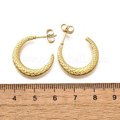 Orecchini a bottone in acciaio inossidabile 304&nbsp;EJEW-L296-057G