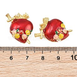 Ciondoli smaltato in ottone&nbsp;KK-CBACBC6-02A-G