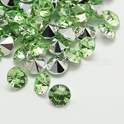 Imitazione taiwan acrilico con strass a punta sul retro cabochon&nbsp;GACR-A003-2.5mm-M