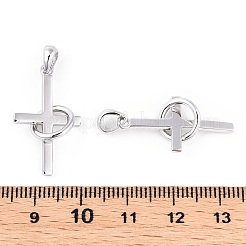 Rhodinierte 925 Anhänger aus Sterlingsilber&nbsp;STER-T007-40P