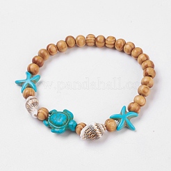 Holz Schmuck-Sets&nbsp;SJEW-JS00967