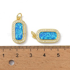 Colgante micropavé cubic zirconia de latón&nbsp;KK-A197-11G