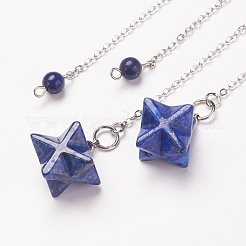 Pendoli di rabdomanzia di lapislazzuli naturali di chakra&nbsp;X-G-F516-01E