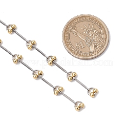 Chaînes de perles en laiton manuels&nbsp;AJEW-JB01316
