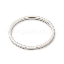 Anello semplice a fascia liscia in acciaio inossidabile 304 anti-ossidazione per uomo e donna&nbsp;RJEW-F152-05P-G