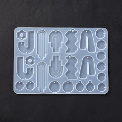 Moules en silicone pendentif de forme irrégulière diy&nbsp;LS-DIY-F134-08A
