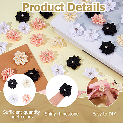 200 Stück 4 Farben Polyester Ornament Zubehör&nbsp;DIY-HS0001-70