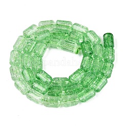 Knisternde transparente Glasperlenstränge&nbsp;LS-GLAA-N068-05A-06