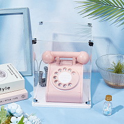 Vitrine für Minifiguren aus transparentem Acryl&nbsp;ODIS-WH0043-92A