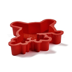 Moules en silicone de qualité alimentaire bricolage renne de noël&nbsp;DIY-G052-A04