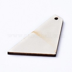 Pendentifs en bois naturel&nbsp;WOOD-WH0100-35B