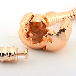 Messing europäischen Stil Armbänder für Schmuck machen&nbsp;KK-R031-03