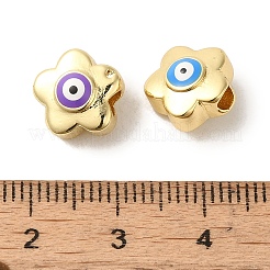 Perle di smalto in ottone&nbsp;KK-R162-053G