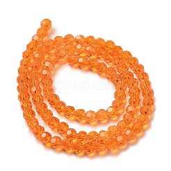 Chapelets de perles en verre transparente  &nbsp;LS-EGLA-A035-T4mm-D05