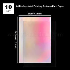 A4 doppelseitig bedrucktes Visitenkartenpapier&nbsp;DIY-WH0214-22