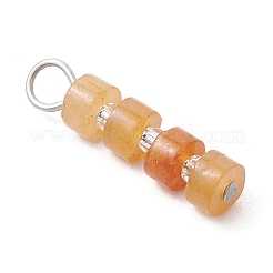 7 Stück 7 Stile natürliche gemischte Edelsteinscheibe Heishi Perlen Anhänger&nbsp;PALLOY-JF04151-02