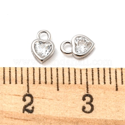 925 ciondolo in argento sterling placcato in vero platino rodiato&nbsp;STER-K176-03A-P