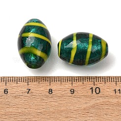 Argento fatti a mano in vetro murano lamina perline&nbsp;LA-CBAEC7C-02