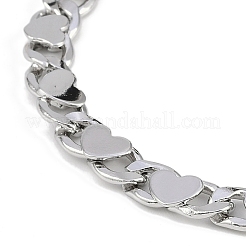 Bracelets en laiton plaqués en rack pour femmes&nbsp;BJEW-K244-06B-P