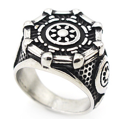 Anillos de dedo de acero inoxidable 304 para hombres&nbsp;FS-WG5D407-02