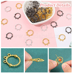 90 stücke 3 stile legierung perle rahmen&nbsp;FIND-SC0017-84