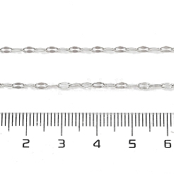 Anlaufgeschützte Halskette aus 304 Edelstahl mit geriffelter Kette für Männer und Frauen&nbsp;NJEW-E076-02P