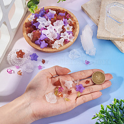 360pcs 9 styles de perles acryliques transparentes&nbsp;MACR-TA0002-73