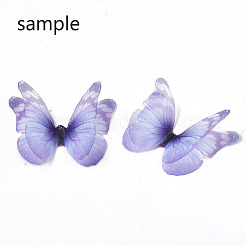 Zweifarbige Flügel aus Polyestergewebe basteln Dekoration&nbsp;LS-FIND-S322-012C-05