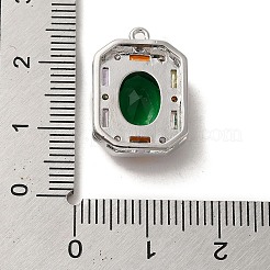 Ottone micro spianare pendenti zirconi&nbsp;ZIRC-P114-12P