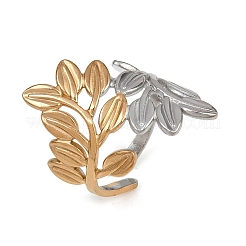 Anillos de puño de acero inoxidable 304 para mujer&nbsp;LS-RJEW-L133-03GP-02
