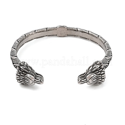 Offene Armreifen aus 304er Edelstahl für Männer&nbsp;BJEW-U001-05A-AS