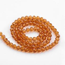 Chapelets de perles en verre transparent&nbsp;GLAA-G013-8mm-65