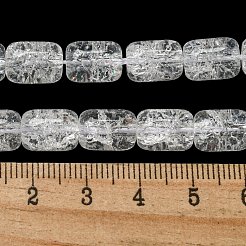 Transparent Knistern Glasperlen Stränge&nbsp;GLAA-NH0001-04K