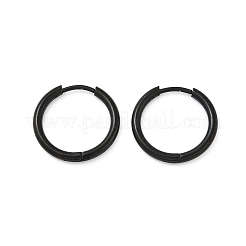 202 Creolen aus Edelstahl&nbsp;EJEW-F111A-19mm-EB