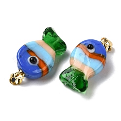 Pendentifs vernissées manuelles&nbsp;LAMP-A007-01G-05-01