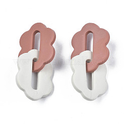 Handgefertigte Verbindungsringe aus Fimo&nbsp;LS-CLAY-N010-032-01