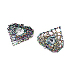 Colgantes de rhinestone de acero inoxidable 304&nbsp;STAS-L290-52RC