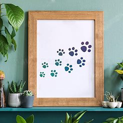 Grands modèles de pochoirs de peinture de dessin réutilisables en plastique&nbsp;DIY-WH0202-038