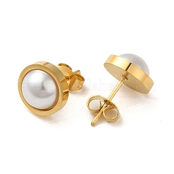 Boucle d'oreille à tige en acier inoxydable 304 avec placage sous vide PVD&nbsp;EJEW-C099-02G