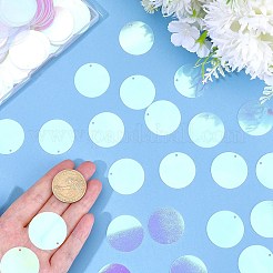 Pendentifs en PVC irisé à paillettes/sequins 80 g&nbsp;KY-SC0002-49C
